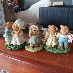 Cherished Teddies resign bears lot of 3